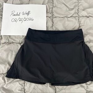 Lululemon black tennis skirt